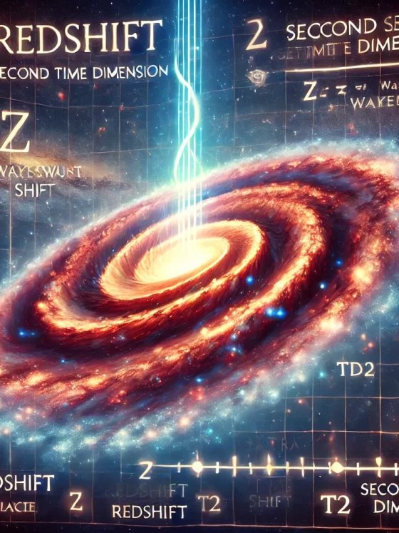 Could Redshift Be an Illusion? A Second Time Dimension and Angular Momentum in Cosmology